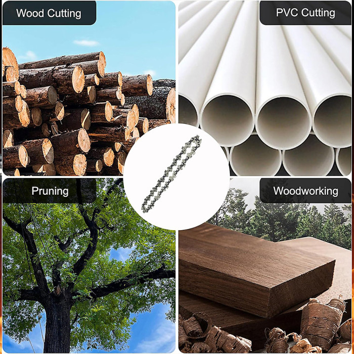 4 Pack 20inch 76 Drive Links Chainsaw Saw Chain Parts Tool chainsaw blade new