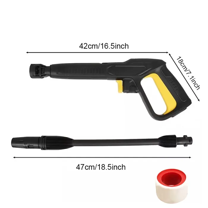 1pc High Pressure Washer Trigger Gun & Jet Lance For K2 K3 K4 K5 K7 Replace Tool