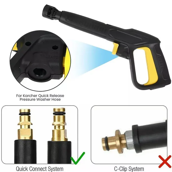 1pc High Pressure Washer Trigger Gun & Jet Lance For K2 K3 K4 K5 K7 Replace Tool