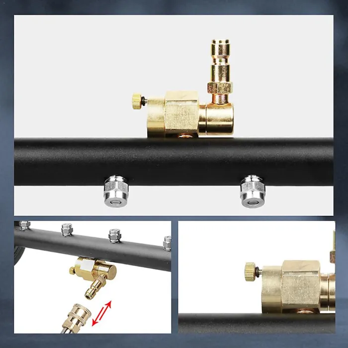 4000psi Under Car Pressure Washer Undercarriage Cleaner Underbody Wash Broom UK