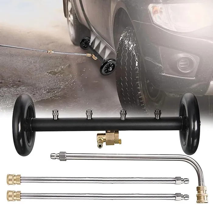 4000psi Under Car Pressure Washer Undercarriage Cleaner Underbody Wash Broom UK