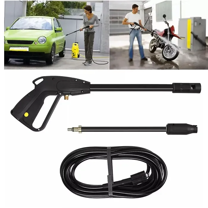 Wash Wand 8M Hose kit Pressure Power Washer Spray Gun Jet Lance Trigger