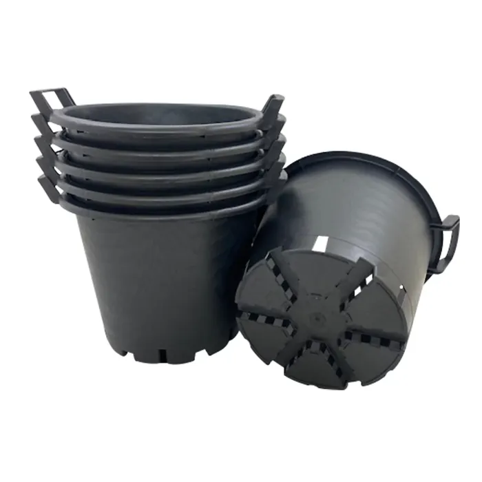 6 x Heavy Duty 30L Large Garden Plant Pots Potato Containers Buckets (Pack of 6) 30 Litre Plastic Planters for Outdoor Plants