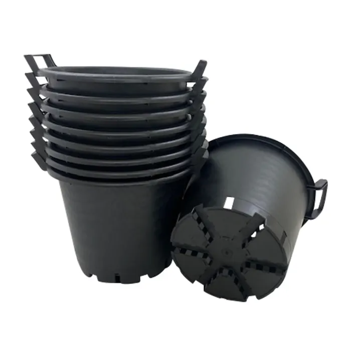 9 x Heavy Duty 30L Large Garden Plant Pots Potato Containers Buckets (Pack of 9) 30 Litre Plastic Planters for Outdoor Plants