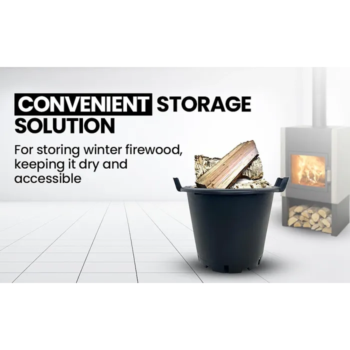 9 x Heavy Duty 30L Large Garden Plant Pots Potato Containers Buckets (Pack of 9) 30 Litre Plastic Planters for Outdoor Plants