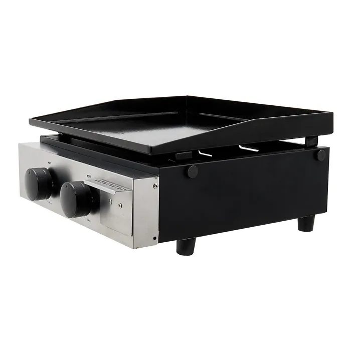 17-Inch Top Propane Griddle Stainless Steel Gas Griddle Flat