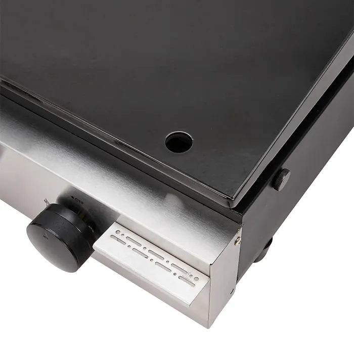 17-Inch Top Propane Griddle Stainless Steel Gas Griddle Flat