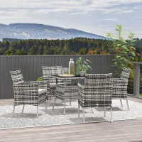 Oasis Five Piece Rattan Dining Set
