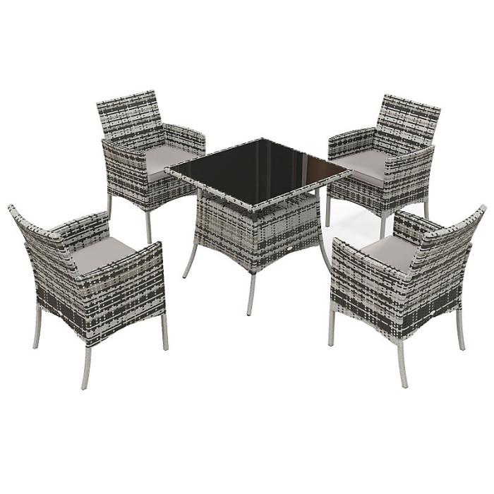 Oasis Five Piece Rattan Dining Set