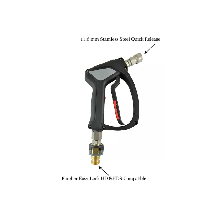 Stainless Steel MTM SGS35 Swivel Trigger Compatible with Karcher EasyForce Inlet & 5 Nozzles