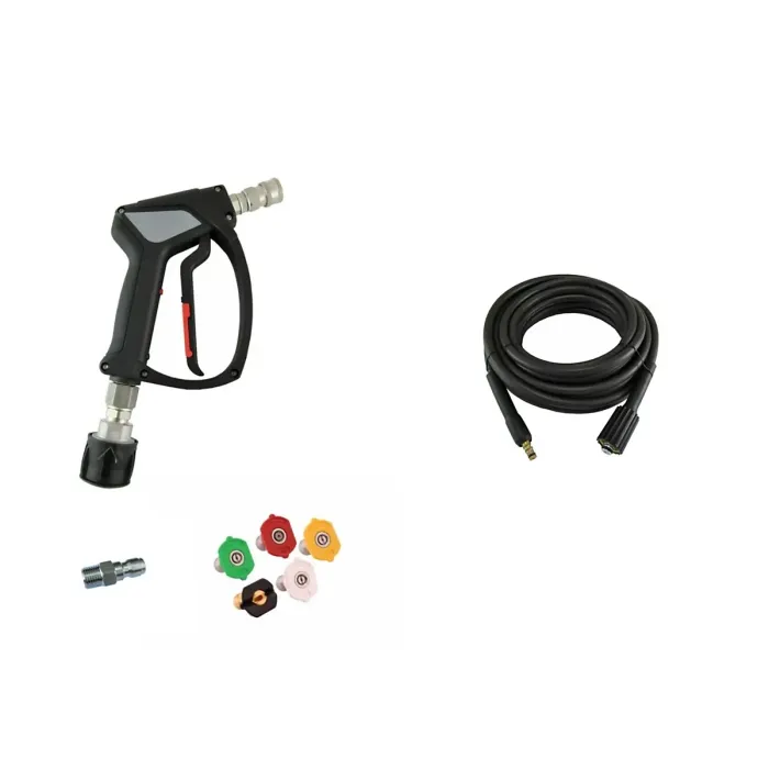 Stainless Steel SGS35 Swivel Trigger Karcher K-Series 11.6mm Q/R 5 Nozzles 10m Hose