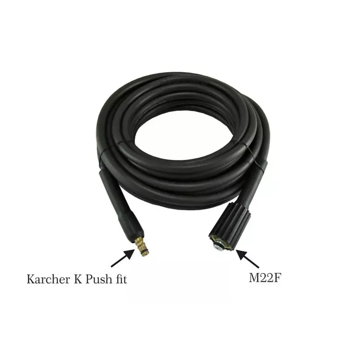 Stainless Steel SGS35 Swivel Trigger Karcher K-Series 11.6mm Q/R 5 Nozzles 10m Hose