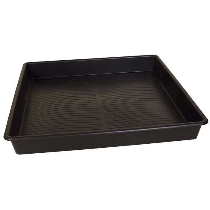 Garland Value 1.2m x 1.2m x 5cm Square Tray Black - ideal for Garden - Workshop - Garage - Warehouse