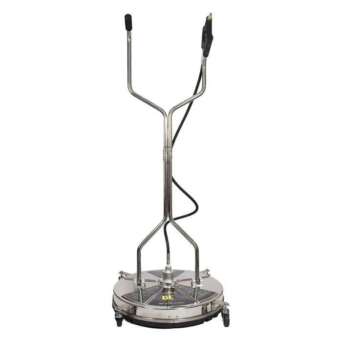BE PRESSURE WHIRL-A-WAY, 24" STAINLESS STEEL FLAT SURFACE CLEANER