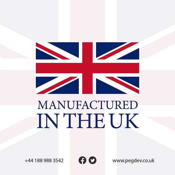 Pegdev - PDL- Stainless Steel Garden Fork with YD Ash Wood Handle for Soil Aeration and Bed Preparation