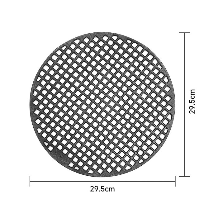 29.5cm D Round Cast Iron BBQ Grill High Heat Charcoal Fire Grate Grill Parts