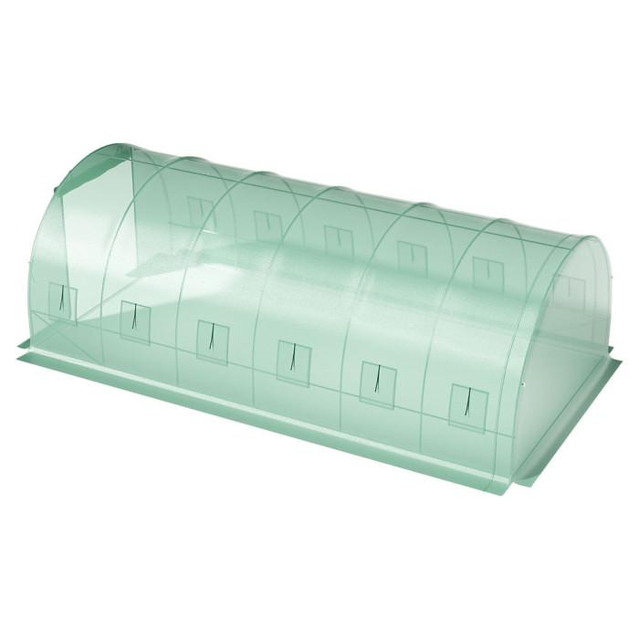 Garden Plants Grow House with Metal Frame Large Walk-In Green House with Steel Frame