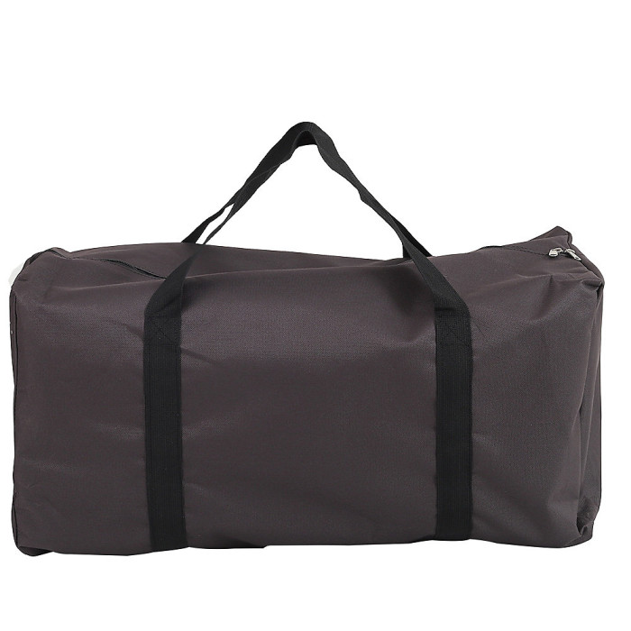 7-Piece Foldable Square Table and Six-Person Chairs Outdoor Camping Picnic Set with Portable Carrying Bag