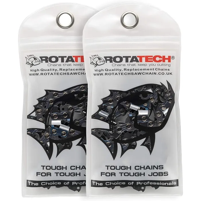 x2 Genuine Rotatech Chainsaw Chain for BOSCH AKE35, AKE35S, AKE35-17S, AKE35-18S, AKE35-19S, AKE35SDS 16 inch Bar
