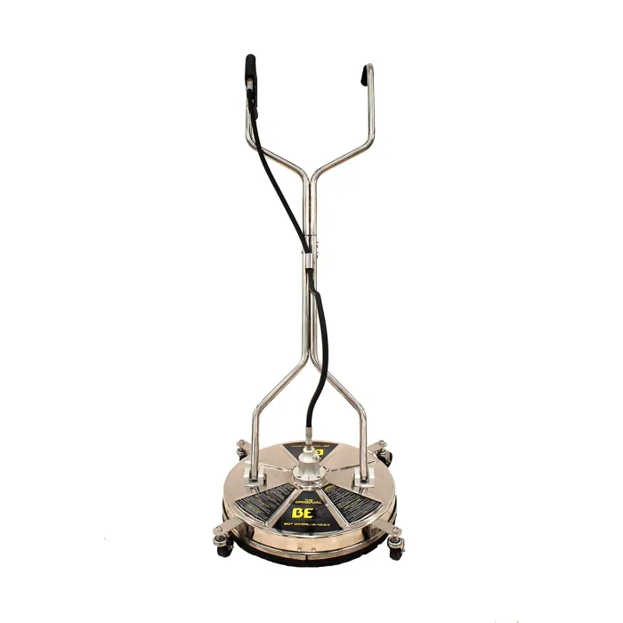 BE PRESSURE WHIRL-A-WAY 20" STAINLESS STEEL FLAT SURFACE CLEANER BE PRESSURE WHIRL-A-WAY 20" STAINLESS STEEL FLAT SURFACE CLEANER