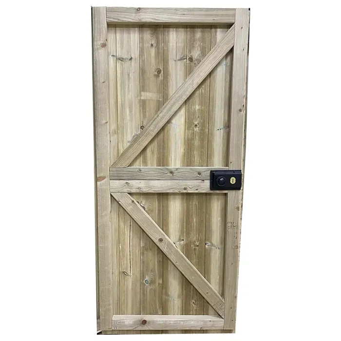 16 x 6 Pressure Treated Wooden T&G Pent Potting Greenhouse + Bench (16' x 6' / 16ft x 6ft)