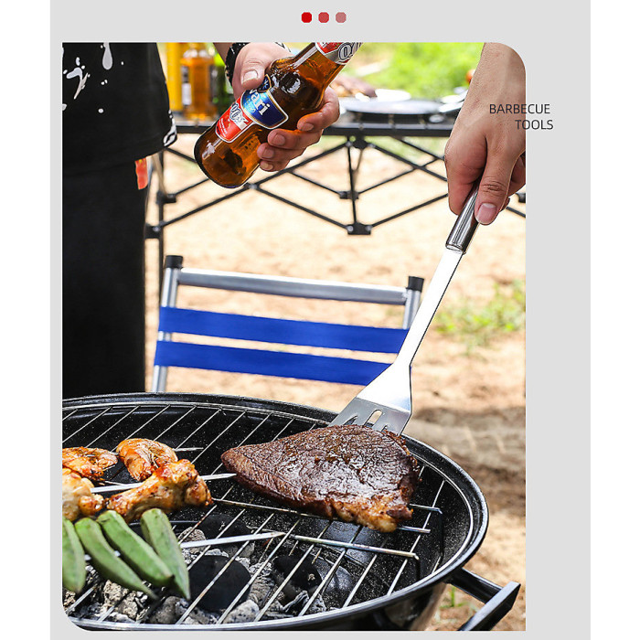 20-Piece Stainless Steel Barbecue Tool Set