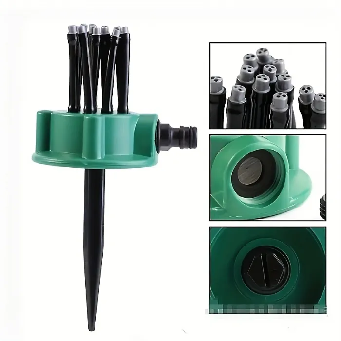 360-Degree Automatic Multi-Head Garden Sprinkler