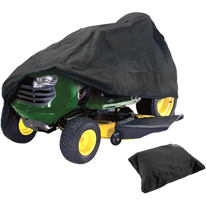 XL Garden Tractor Cover (183 x 137 x 117 cm), Riding Mower Cover, 210D Oxford Fabric Waterproof, Windproof, Rainproof, Dustproof