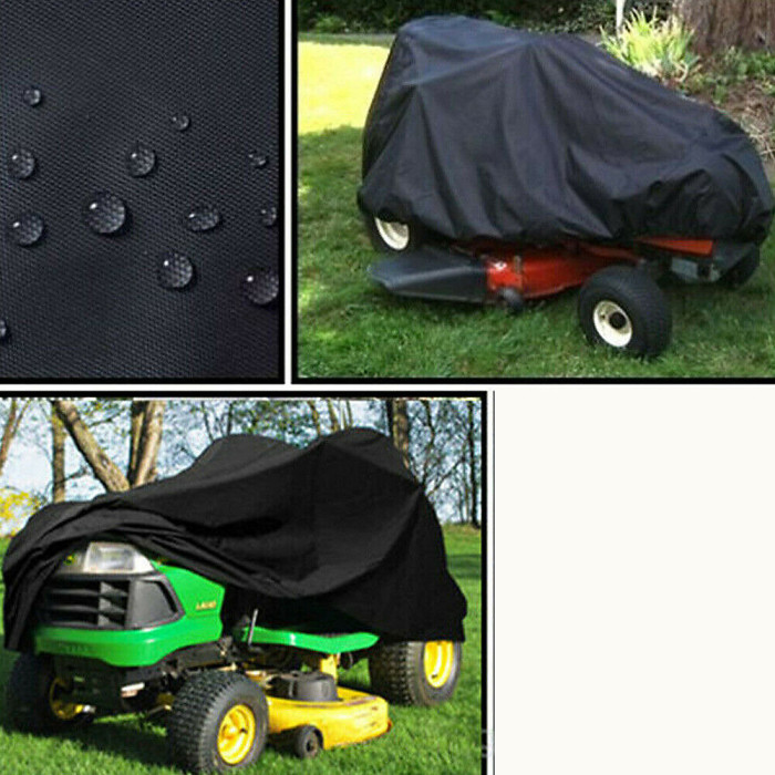 XL Garden Tractor Cover (183 x 137 x 117 cm), Riding Mower Cover, 210D Oxford Fabric Waterproof, Windproof, Rainproof, Dustproof