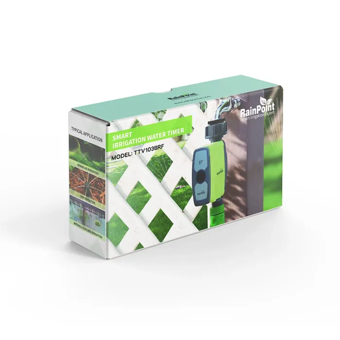 WiFi Water Timer, Brass Inlet, 6 Schedules, Smart Irrigation Sprinkler Hose Timer for Garden, APP/Voice Remote Control, Weather