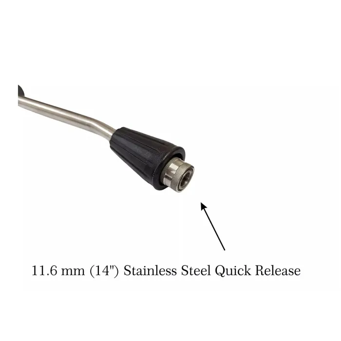 S/S MTM SGS35 Swivel Trigger 19.5 mm Inlet Outlet & PF22.3 500mm Lance Nozzles
