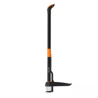 34 in. Stand up 4 Claw Long Handle Weed Puller Tool; Heavy Duty Garden, Lawn and Dandelion Weeder, Easy-Eject No Bending