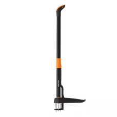 34 in. Stand up 4 Claw Long Handle Weed Puller Tool; Heavy Duty Garden, Lawn and Dandelion Weeder, Easy-Eject No Bending