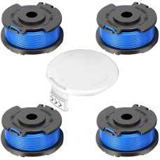 6pcs spool 1 cover lawn mower nylon line trimmer replacement garden accessories ryobi one 18V24V40VRY40204RY40220ZRP2080