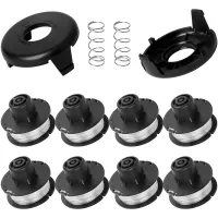 8 Spool2 Cap2 Spring String Trimmer Compatible with Toro 51256 51301 51302 Replacement Spool for 10 to 15inch Trimmers