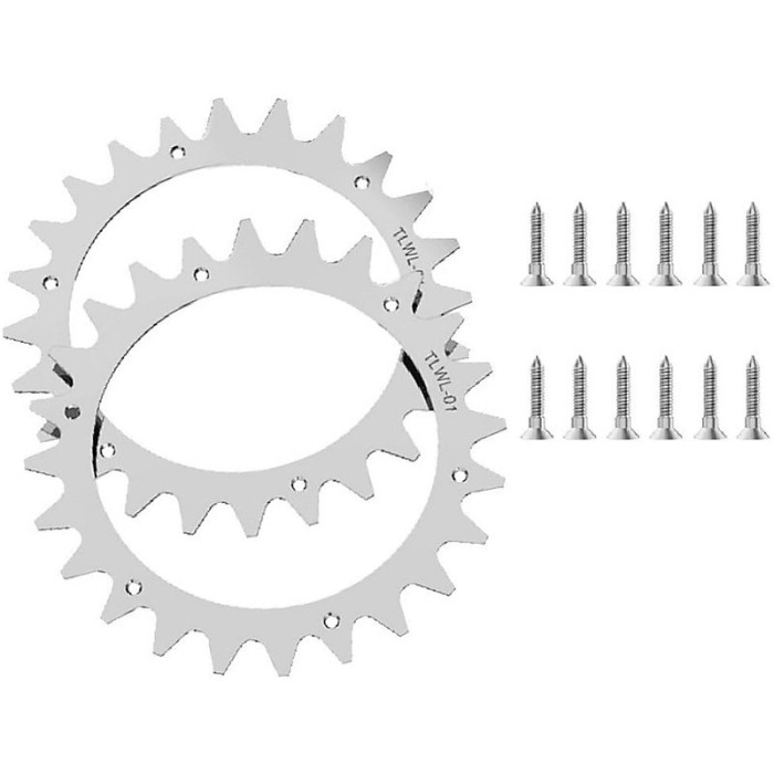 Picos para cortacésped 2 piezas de acero inoxidable robótico para cortacésped para S-TIHL RMI 422 Wo-rx Lan-droid