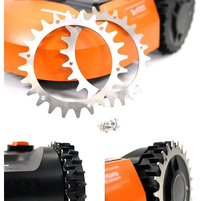 Picos para cortacésped 2 piezas de acero inoxidable robótico para cortacésped para S-TIHL RMI 422 Wo-rx Lan-droid