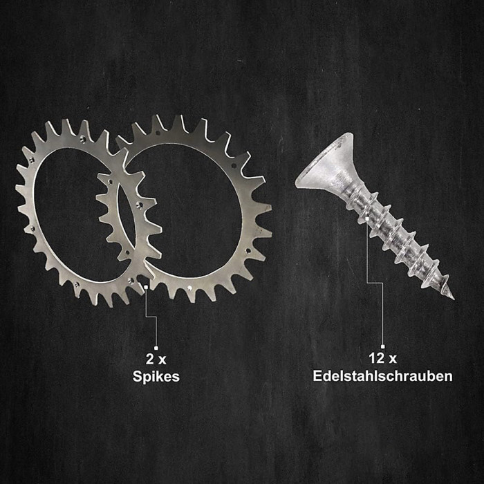 Picos para cortacésped 2 piezas de acero inoxidable robótico para cortacésped para S-TIHL RMI 422 Wo-rx Lan-droid