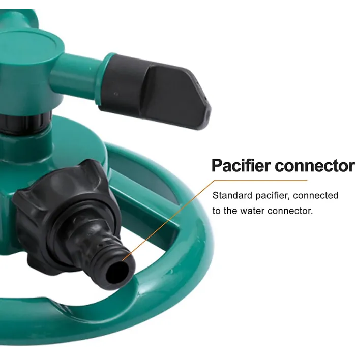 Garden Sprinkler Adjustable 360 Degree Rotation Lawn Sprinkler Large Area Coverage Multipurpose Yard Sprinklers