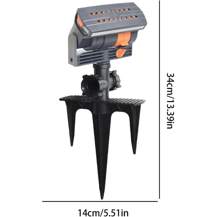Garden Sprinklers Lawn Irrigation Automatic Rotating Sprinkler for Outdoor Lawns and Flowers