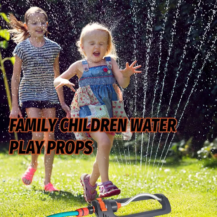 Small Oscillating Garden Sprinkler 19 Hole Sprinkler Garden Sprinkler for Watering up to 250 Square meter
