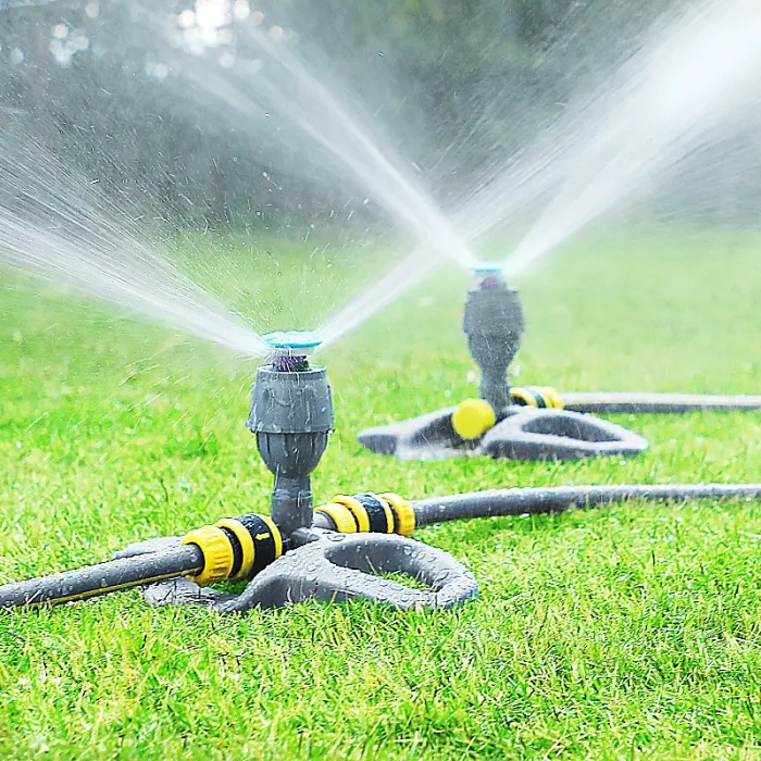 Garden Lawn Sprinkler with Automatic 360 degree Rotating Base Multifunction Scattering for Outdoor Lawn Garden Yard