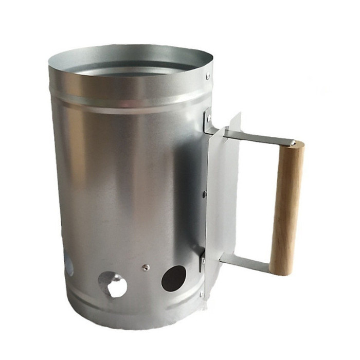 Chimney starter Charcoal lighter Chimney starter diameter 17 cm and height 27 cm Quick charcoal starter