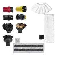 10 Pcs Accessories for Karcher Steam Cleaner SC1 SC2 SC3 SC4 SC5 Spare Parts Brush and Cloths for Karcher