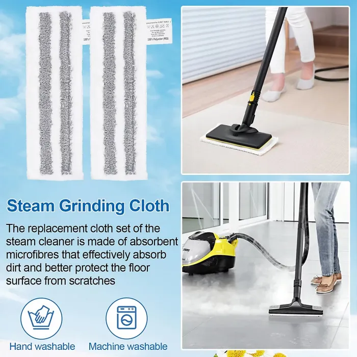 10 Pcs Accessories for Karcher Steam Cleaner SC1 SC2 SC3 SC4 SC5 Spare Parts Brush and Cloths for Karcher