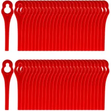 Promotion 100pcs Plastic Replacement Blades for Strimmer Lawn Mower Blades for Cordless Brush Cutter