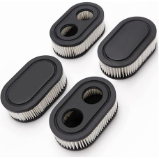 4 Pieces Lawn Mower Air Filter Compatible with 798452 593260 Engine Air Filter
