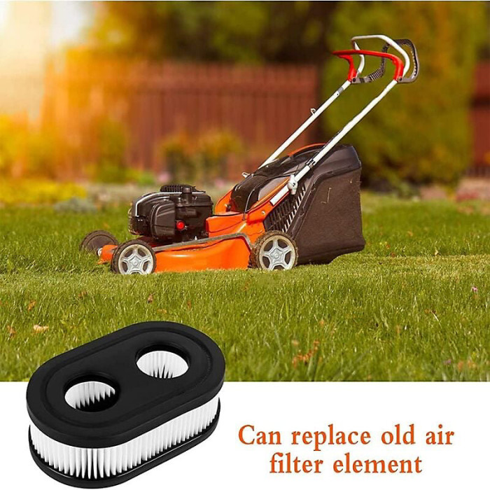 4 Pieces Lawn Mower Air Filter Compatible with 798452 593260 Engine Air Filter