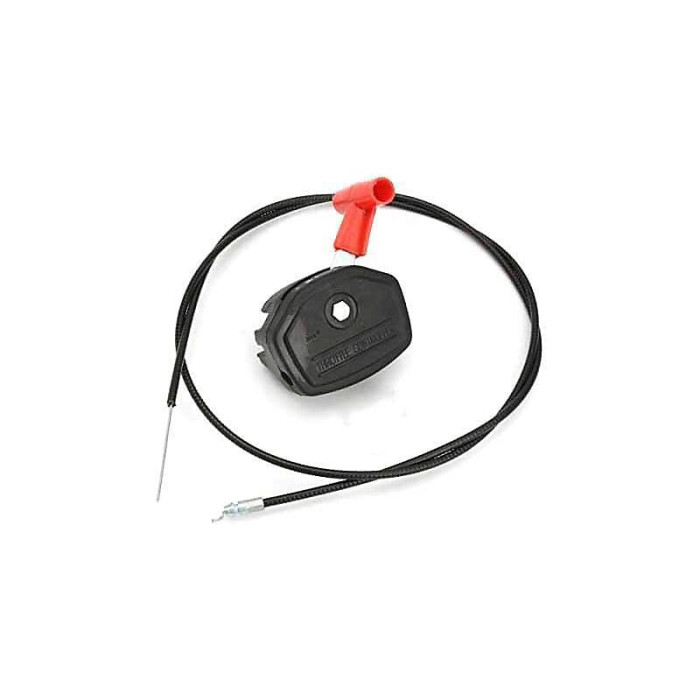 Universal 142 56 inch throttle cable and starter lever for lawn mower trimmer