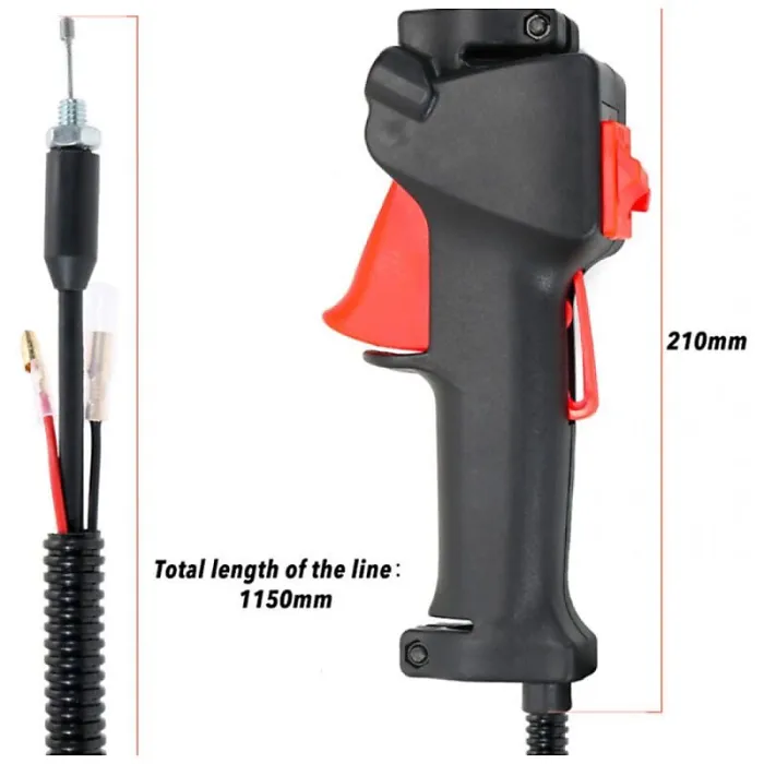 Mower Throttle Switch Manual Throttle Handle Brush Cutter Lawn Mower Lawn Mower Accessories